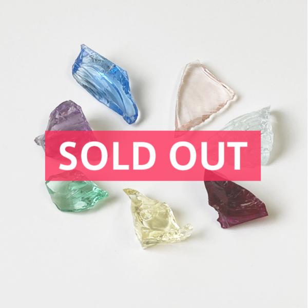 アンダラクリスタル不揃いミニサイズ7色セット 送料無料 シェラネバダ