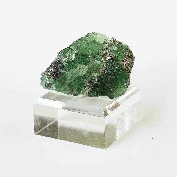フローライトとパイライトの共生鉱物 原石 蛍石 fluorite ペルー産