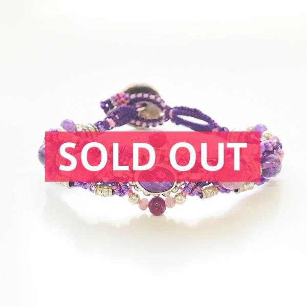 2024年新作【イーシャ・エラフィ/Isha Elafi】アメジストブレスレット  