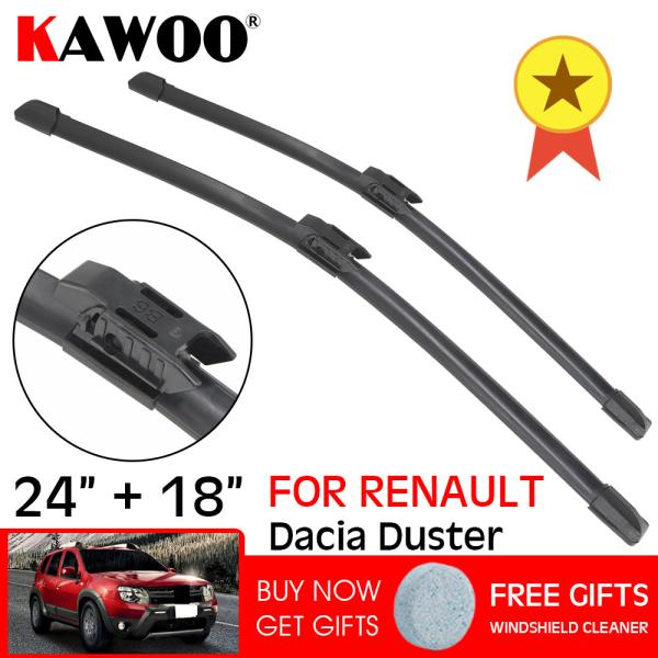 人気アイテムKawoo lhd/rhd フロントワイパーブレードルノーダチア  ダスター MK2 2017 2018 2019 2020 フロントガラスフロントガラスのフロントウィンドウ 24 