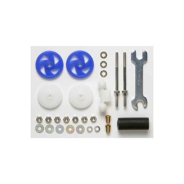 フロントに19mmローラーを使った時に組み合わせて、コーナーでのマシンの傾きを少なくし走行安定性を高める17mmのスタビヘッドです。ローラーとスタビヘッドは低摩擦・高強度の樹脂を採用。コーナリング中のマシンの失速を防ぎます。17mmスタビヘ...