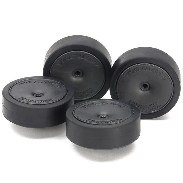 [Release date: March 15, 2025]【 マシンの性能アップやセッティングに役立つパーツです 】 ディッシュデザインのカーボン強化ホイールと、ローフリクション大径ローハイトタイヤ(31mm)を4本ずつ、1台分セットしま...