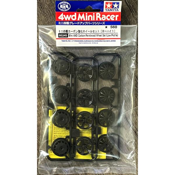 ウォンビン まとめ売り ミニ四駆 【中古】タミヤ 95245 ミニ四駆カーボン強化ホイールセット