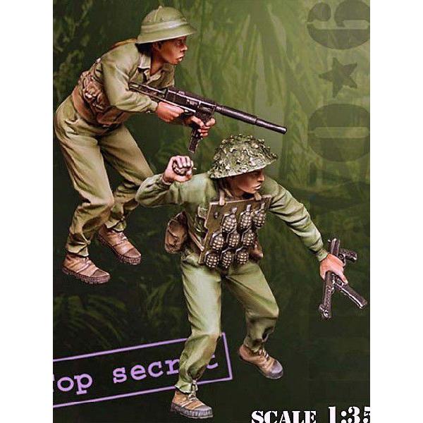 北ベトナム軍 南ベトナム軍事支援司令部 研究 偵察グループ Sog 撃退チーム 2体入 Nva Counter Sog Team 1 35 B6 B6 ミニチュアパーク 通販 Yahoo ショッピング