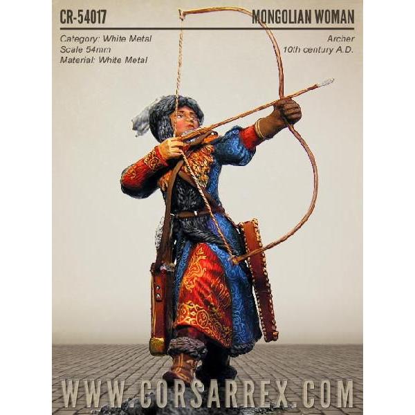 モンゴルの女性弓兵 10世紀 ベース付き Mongolian Woman Archer 10th Century A D With Base 54mm Cr Cr ミニチュアパーク 通販 Yahoo ショッピング