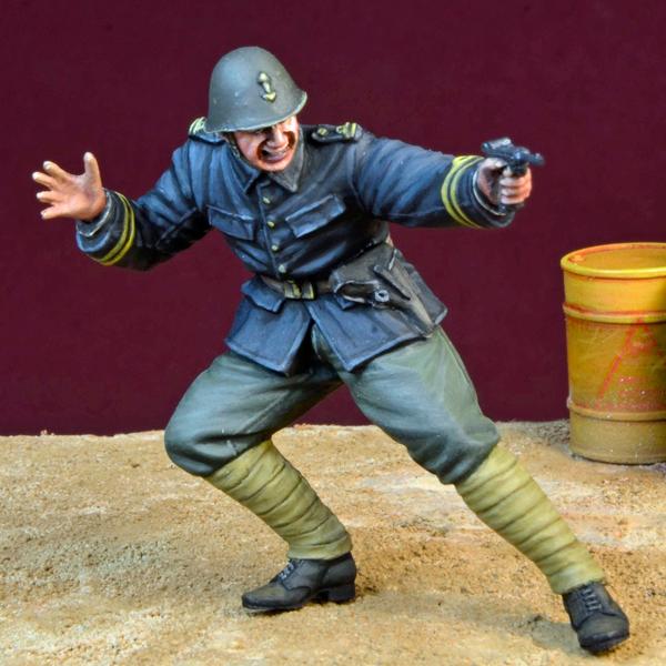 オランダ陸軍 黒い悪魔 将校 1940年 Black Devils Officer Wwii Dutch Army 1940 1 35 Ddm Ddm ミニチュアパーク 通販 Yahoo ショッピング