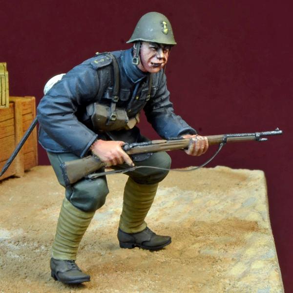 オランダ陸軍 黒い悪魔 兵士 2 1940年 Black Devils Soldier 2 Wwii Dutch Army 1940 1 35 Ddm Ddm ミニチュアパーク 通販 Yahoo ショッピング