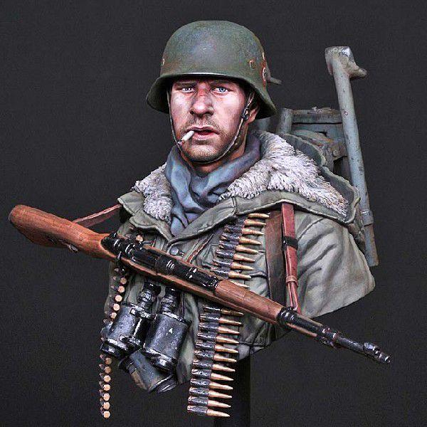 ドイツ軍 トーテンコープフ師団 Mg42機関銃三脚架運搬手 ハリコフ 1943年 Mg42 Tripod Carrier Totenkopf Division Kharkov 1943 1 10バスト Lm B008 Lm B008 ミニチュアパーク 通販 Yahoo ショッピング