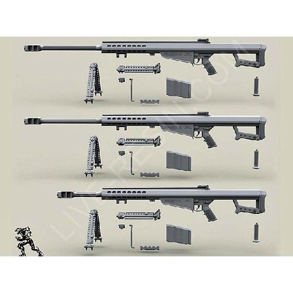 現用アメリカ軍 バレットma1 12 7mm遠距離狙撃銃 Lrsr Ma1近接戦闘用狙撃銃 Barrett Ma1 50 Caliber Lrsr And Ma1 Cqb 1 35 Lre ミニチュアパーク 通販 Yahoo ショッピング