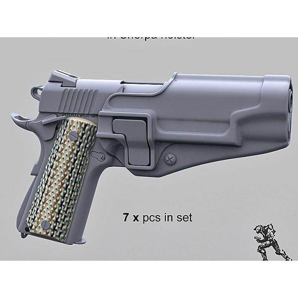 現用アメリカ海兵隊 特殊作戦部隊 セルパホルスターに入ったコルトm45a1 M1070近接戦闘拳銃 Colt M45a1 M1070cqbp Marsoc Pistol In Sherpa Holster 1 35 Buyee Buyee 日本の通販商品 オークションの代理入札 代理購入