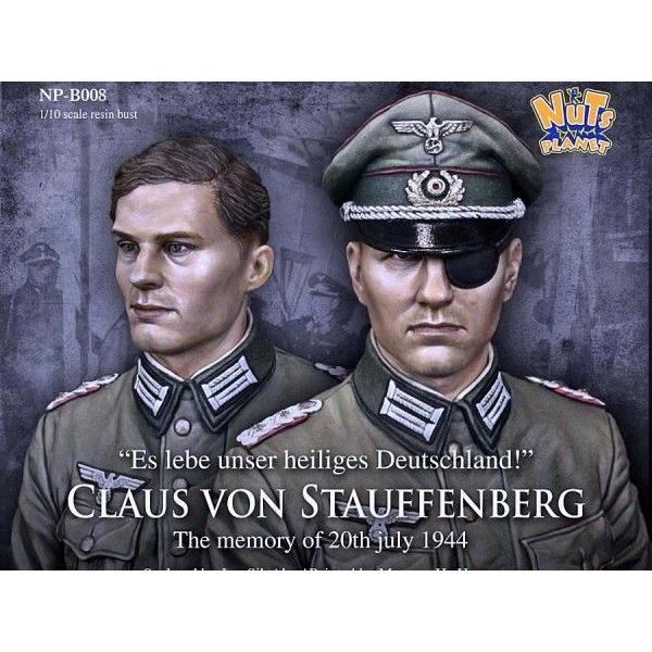 ドイツ軍 クラウス フォン シュタウフェンベルク大佐 ヘッド2種付き Claus Von Stauffenberg 1 10バスト Np B008 Np B008 ミニチュアパーク 通販 Yahoo ショッピング