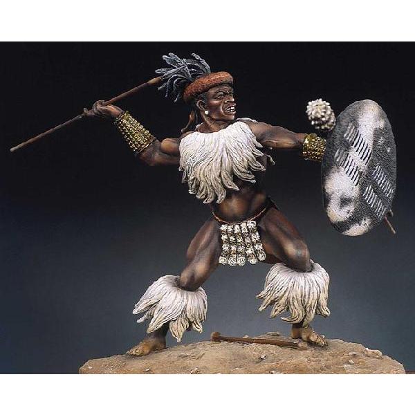 ズールー族の戦士 イサンドルワナ 1879年 Zulu Warrior Isandlwana 1879 90mm S8 F12 ミニチュアパーク 通販 Yahoo ショッピング