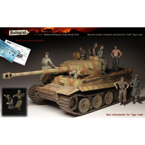 ドイツ軍 Ss 戦車兵セット クルスク 1943年 10体セット デカール付き Waffen Ss Panzer Crew Kursk 1943 Big Set 10fig W Decal 1 35 Stl 3590 Stl 3590 ミニチュアパーク 通販 Yahoo ショッピング