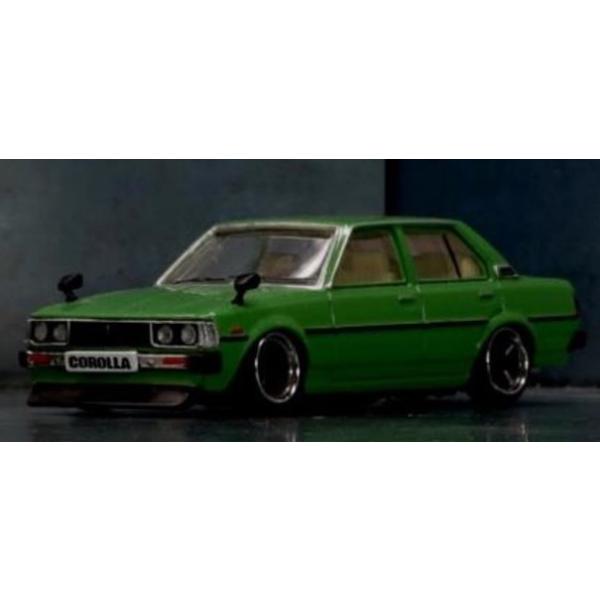 BM CREATIONS 64B0214 トヨタ カローラ E70(緑/右ハンドル) ※1/64