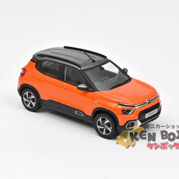 インディアン　オブジェ S=1/43 155222 シトロエンC3 インディアンマーケット2021(オレンジ