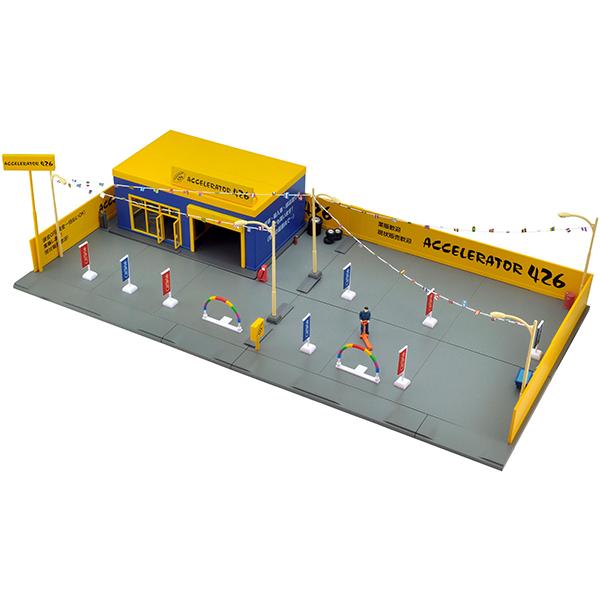 TOMYTEC トミカラマヴィンテージ 04c 中古車店(アクセル426