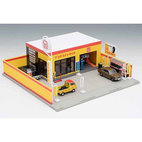 TOMYTEC トミカラマ VINTAGE 05b タイヤショップ トミカラマ ヴィンテージ05b タイヤショップ（ブリヂストン