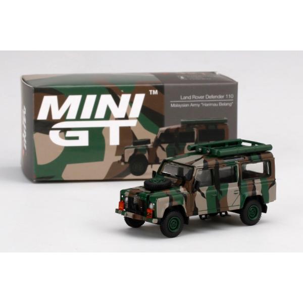 MINI GT MGT00321-R ランドローバー ディフェンダー 110 マレーシア軍