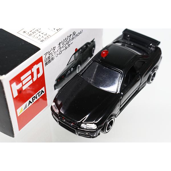 トミカ アピタピアゴ特注 日産スカイラインGT-R(R34)捜査用パトロール
