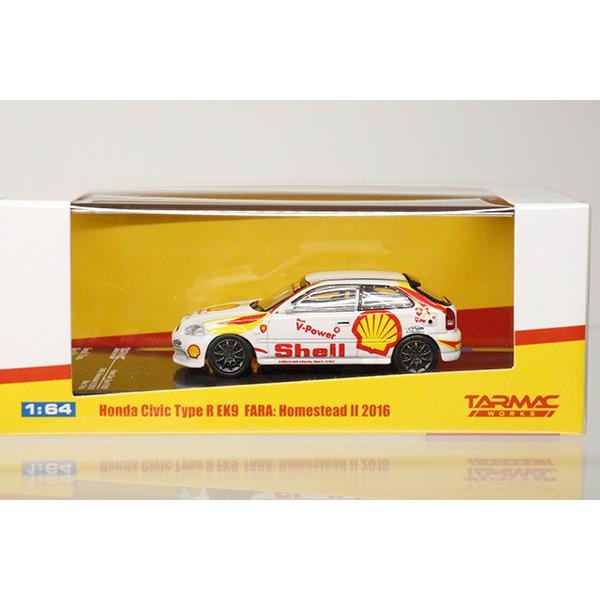 Tarmac Works T64-010-SHELL ホンダシビックタイプR EK9 FARA