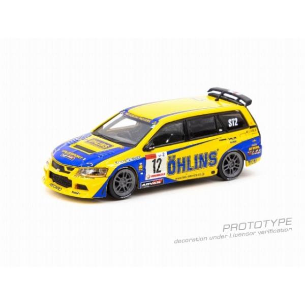 MITSUBISHI T-BOX ミニカー Tarmac Works T64-042-06ST12 三菱 Lancer Evolution Wagon Super
