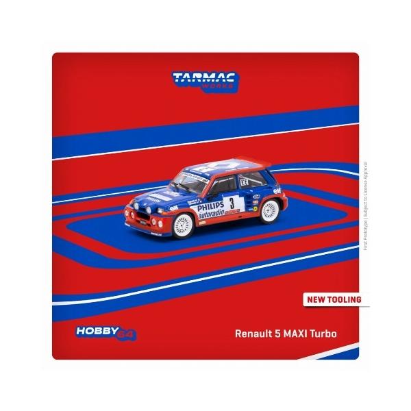 Tarmac Works T64-TL061-85TDC03 ルノー Renault 5 MAXI Turbo Tour de