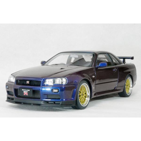 AUTOart オートアート 1/18 GT-R R34 BBS LM 1/18 AUTOart NISSAN SKYLINE GT-R (R34) V-SPEC II W/ BBS LM