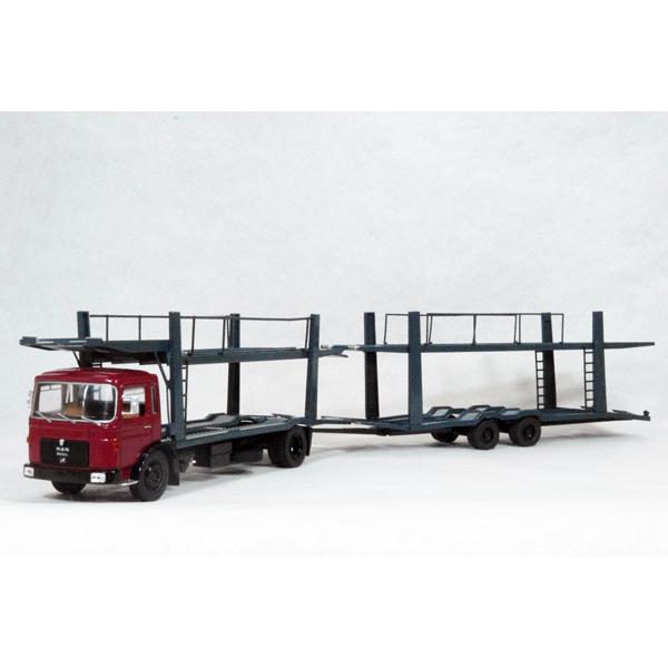 ixoモデル　　MANカー.トランスポーター　トレーラー ixo ○ 1/43 MAN 〓 カー トランスポーター トレーラー
