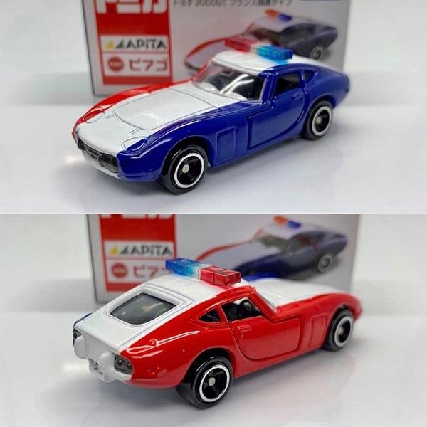 トミカ アピタ ピアゴオリジナル 世界の国旗トミカ トヨタ2000GT 