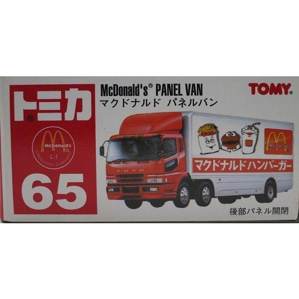 新品】トミカ 65 マクドナルド パネルバン 赤TOMYロゴ2400010029899