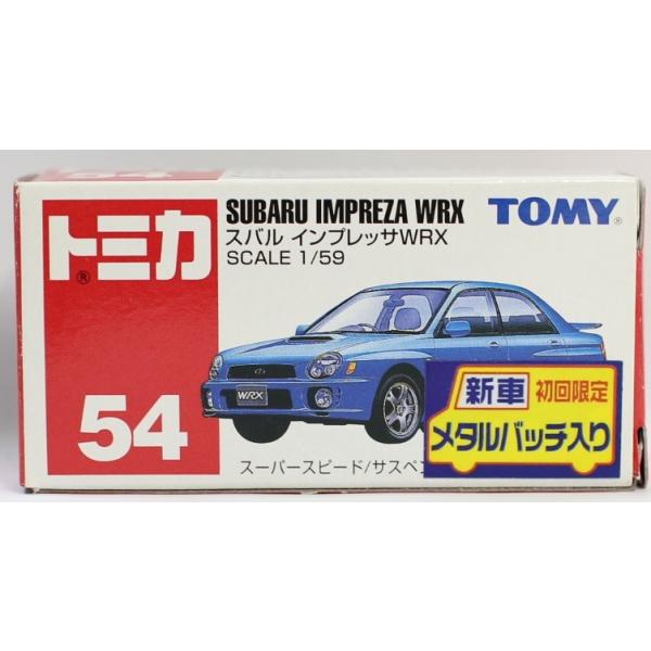 トミカ スバル インプレッサwrx 054 新車シールメタルバッチ入り Mccoynigeria Com