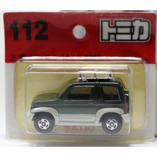 新品】トミカ 112 三菱 パジェロ Jr （キャリア付） 1/56 ブリスター
