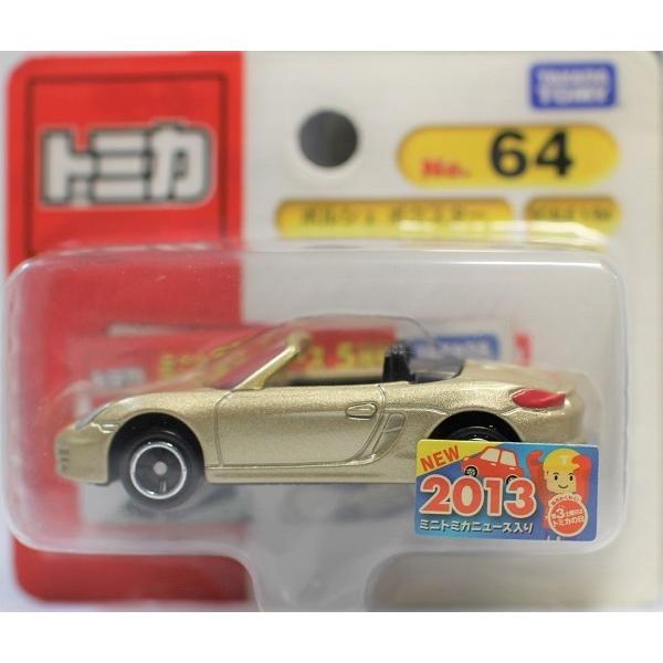 【希少】トミカ PocketCars 輸出仕様  日本製 新品】トミカ No.64 ポルシェ ボクスター (ブリスター)新車シール