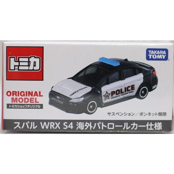 新品 トミカショップオリジナル スバル WRX S4 海外パトロール