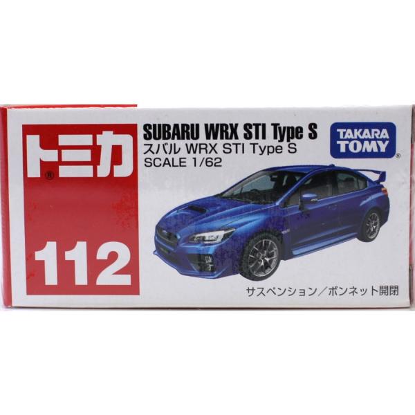 SUBARU WRX STI Type S ミニカー 新品 トミカ 112 スバル WRX Sti Type S 240001026888 : mini cars