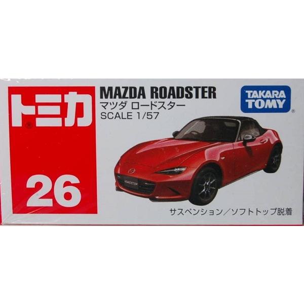 新品 トミカ 26 マツダ ロードスター 240001023758 : mini cars