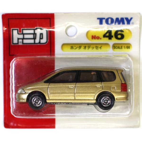 新品 トミカ 46 ホンダ オデッセイ 金 青TOMYロゴ 240001032143 : mini