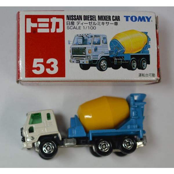 トミカ053 日産ディーゼル ミキサー車 Con Imedia Net