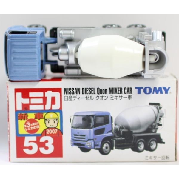 【USED】トミカ 53 日産ディーゼル クオン ミキサー車 (箱) 新車