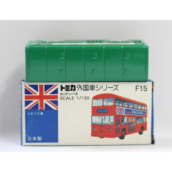 【USED】トミカ　青箱　F15　ロンドンバス　1/130　日本製 240001006295