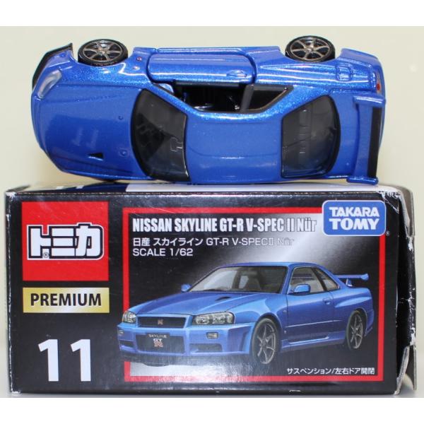 USED トミカプレミアム 11 日産 スカイライン GT-R V-SPEC2 Nur