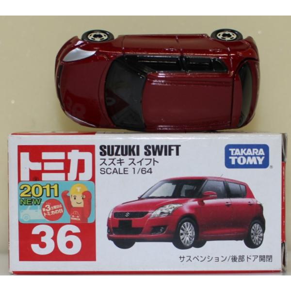 USED 塗装ムラ有 トミカ 36 スズキ スイフト 240001032698 : mini cars