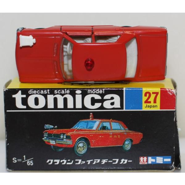 USED 復刻黒箱トミカ 27 クラウンファイアチーフカー 240001032926