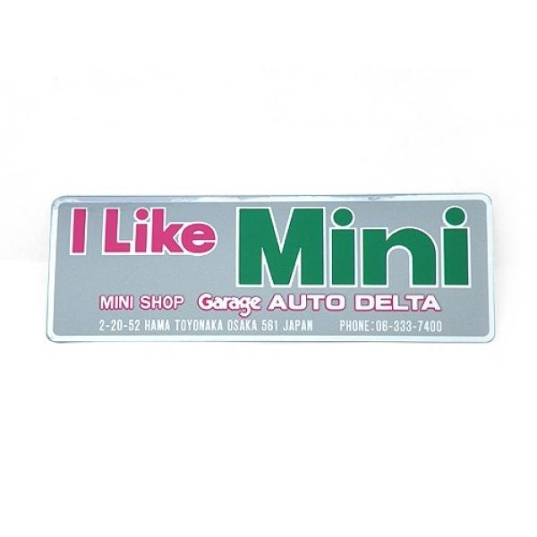 ローバーミニ/クラシックミニ　I　Like　Mini　ステッカー