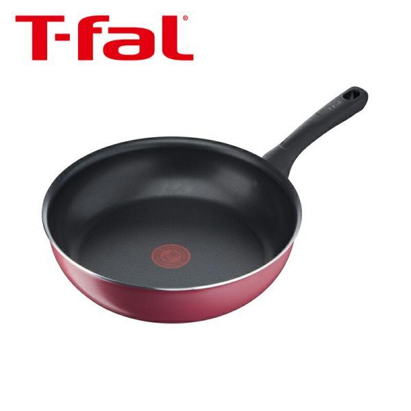 T-fal ティファール クランベリーレッド フライパン28cm B55906 正規品 B55906||||