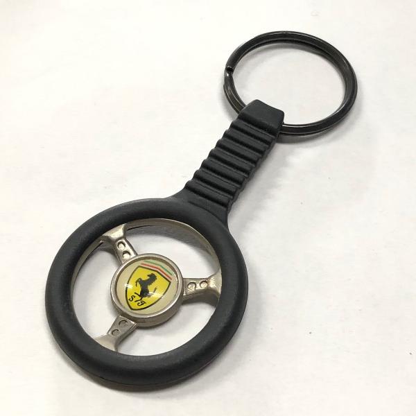 フェラーリ　キーリング　① Ferrari（フェラーリ） 現品 ステアリング型 キーホルダー : ミニ