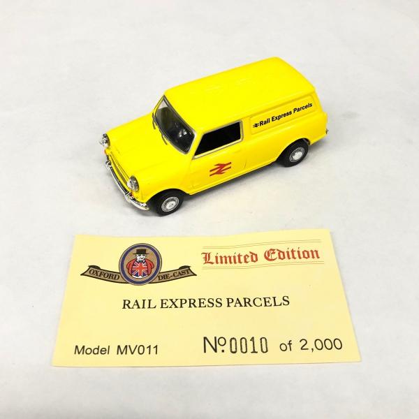 Oxford Diecast　ミニカー OXFORD DIE-CAST RAIL EXPRESS PARCELS ミニカー : ミニマルヤマ