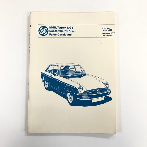 現品 MGB Tourer＆GT パーツカタログ : ミニマルヤマ - 通販 - Yahoo