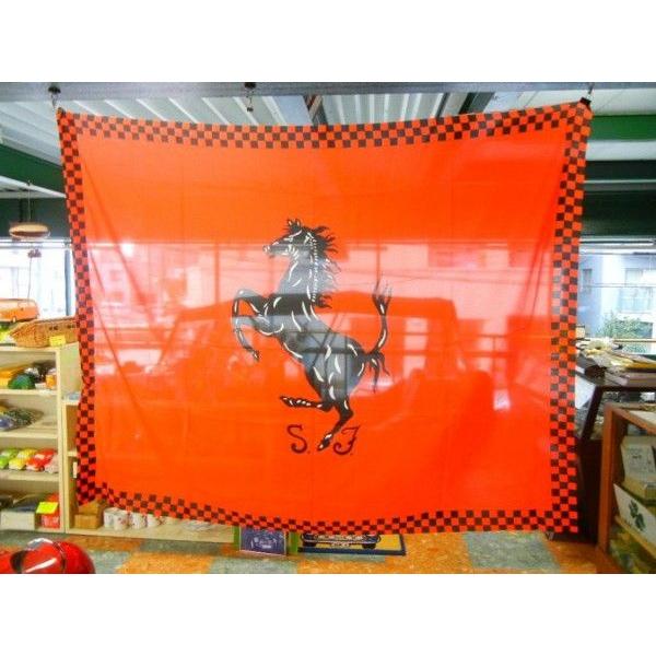 Ferrari（フェラーリ） ガレージフラッグ : ミニマルヤマ - 通販