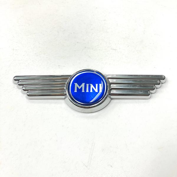 ※お取引終了【未使用】automatic エンブレム【ミニクーパー用？】 ローバー ウイングタイプ・フロントエンブレム(MINI/青) : ミニ